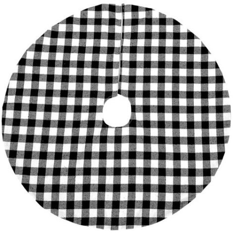 CHRISTMAS CHECK TREE SKIRT 48"